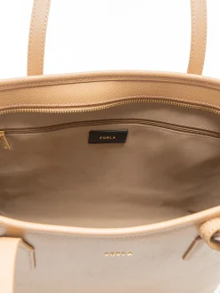 CLASSIC Borsa shopper in pelle stampa andromeda