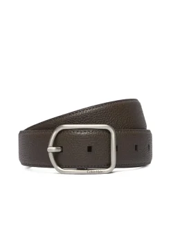 CLASSIC ROUND Cintura in pelle martellata