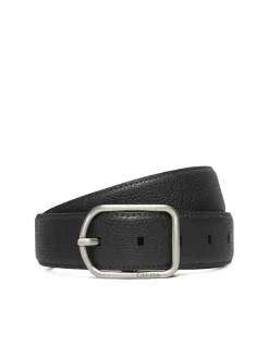 CLASSIC ROUND Cintura in pelle martellata