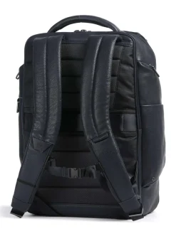 CRONUS Zaino in pelle, porta pc 14"