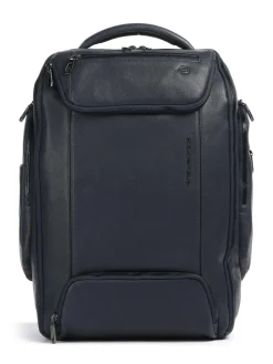 CRONUS Zaino in pelle, porta pc 14"