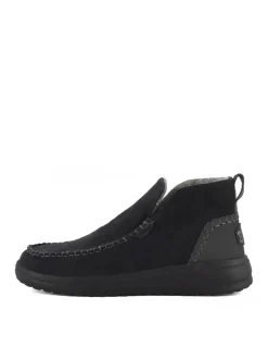 DENNY Scarpa a stivaletto in pelle suede