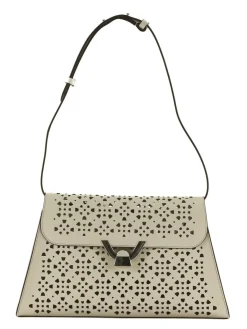 DEW COW PERFORED Borsa a spalla in pelle