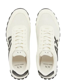DROP MICROSUEDE Sneakers con logo a contrasto