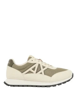 DROP MICROSUEDE Sneakers con logo a contrasto