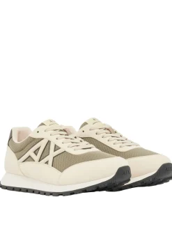 DROP MICROSUEDE Sneakers con logo a contrasto