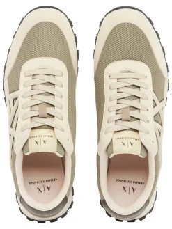DROP MICROSUEDE Sneakers con logo a contrasto