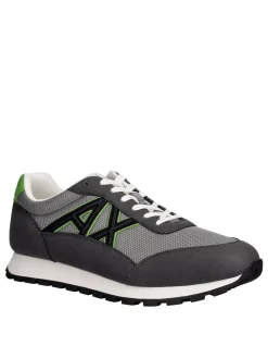 DROP MICROSUEDE Sneakers con logo a contrasto