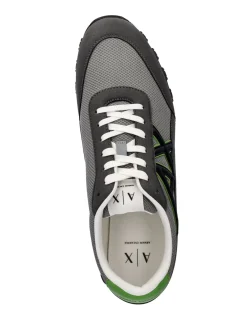 DROP MICROSUEDE Sneakers con logo a contrasto