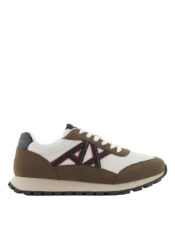 DROP MICROSUEDE Sneakers con logo a contrasto