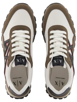 DROP MICROSUEDE Sneakers con logo a contrasto
