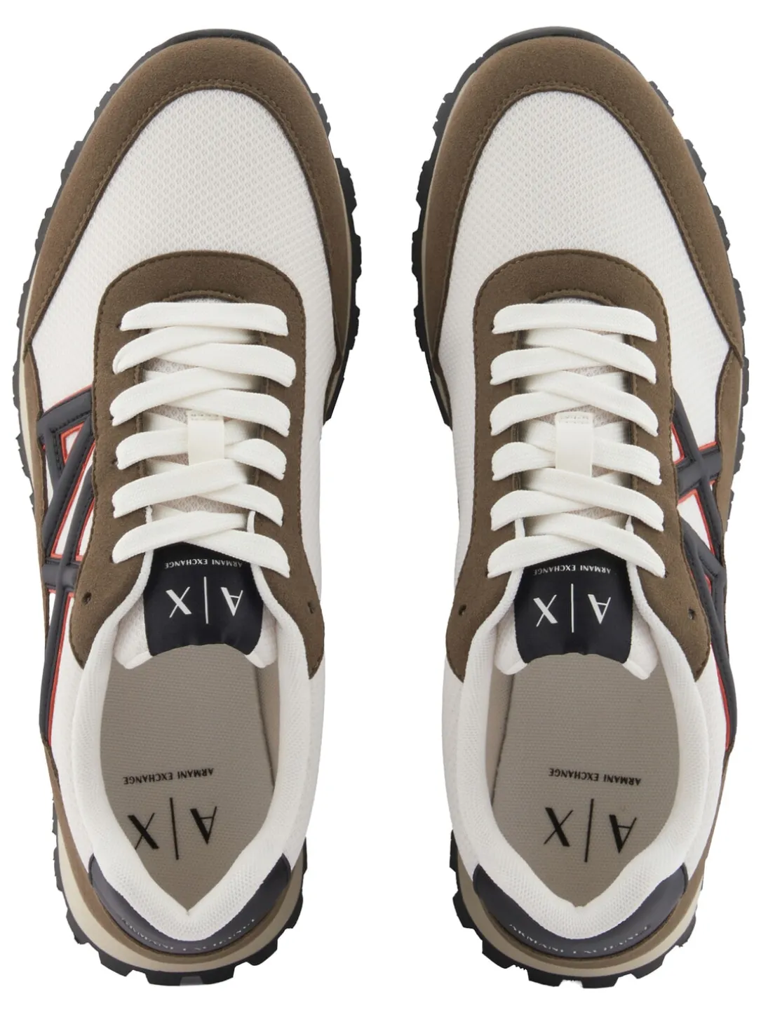 DROP MICROSUEDE Sneakers con logo a contrasto