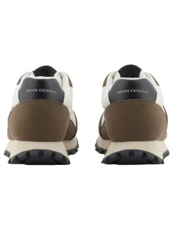 DROP MICROSUEDE Sneakers con logo a contrasto