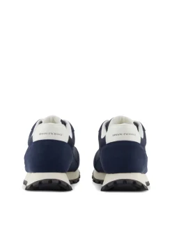 DROP MICROSUEDE Sneakers con logo a contrasto