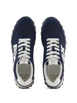DROP MICROSUEDE Sneakers con logo a contrasto