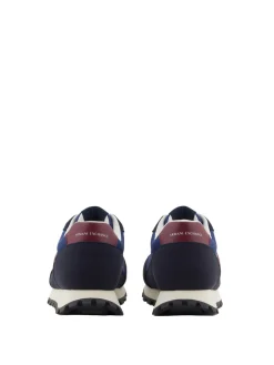DROP MICROSUEDE Sneakers con logo a contrasto