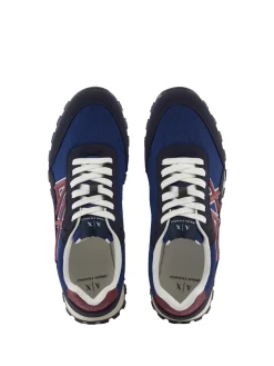 DROP MICROSUEDE Sneakers con logo a contrasto