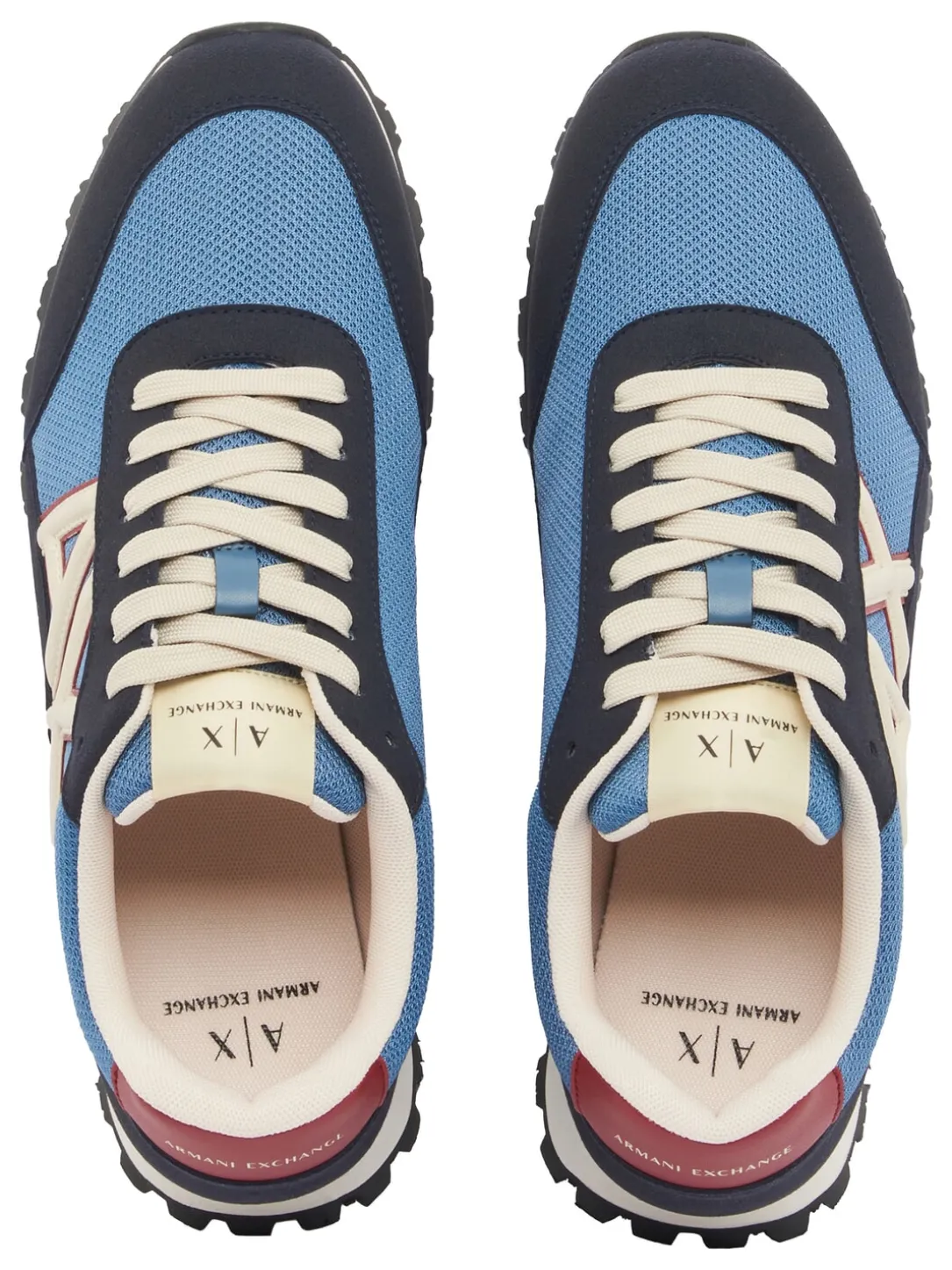 DROP MICROSUEDE Sneakers con logo a contrasto