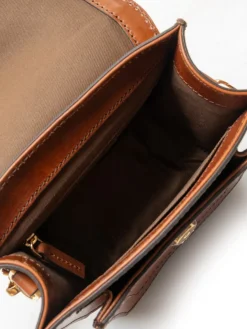 ELBA Borsa in pelle con flap a tracolla