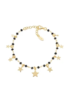 ELEGANCE Bracciale charms stelline e pietre