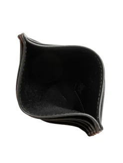 EMBOSSED LOGO Portacarte piatto in pelle
