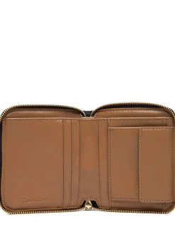 EMBOSSED LOGO Portafoglio Zip Around Small