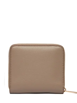 EMBOSSED LOGO Portafoglio Zip Around Small