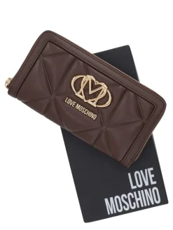 EMBOSSED Portafoglio grande zip around