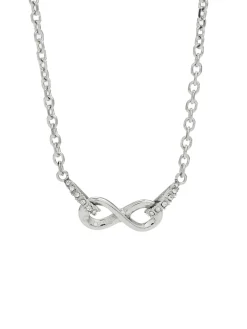 ENDLESS DREAM Collana con charm infinito e zirconi
