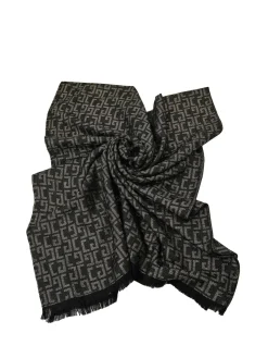 ESTELLE Sciarpa filato lurex logo all over