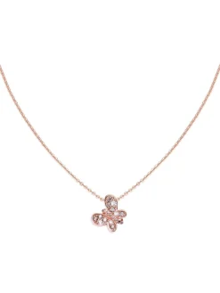 FARFALLE Collana in argento con zirconi