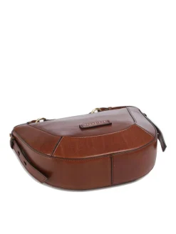 FEDORA Borsa tracolla in pelle con flap