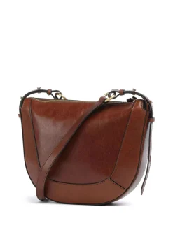 FEDORA Borsa tracolla in pelle con flap