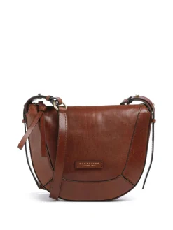 FEDORA Borsa tracolla in pelle con flap