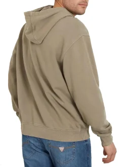 FINCH TERRY Felpa oversize con tasca e cappuccio