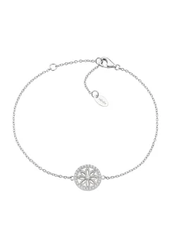 FIORE DELLA VITA Bracciale in argento con cristalli