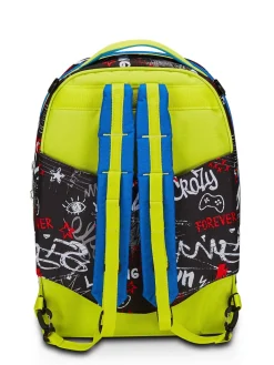 GANG BORN TO FUN BOY Zaino trolley sganciabile, 3 ruote