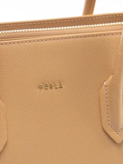 GARDENIA Borsa a mano in pelle stampa andromeda