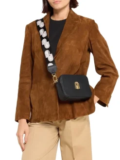 GARDENIA Borsa camera case in pelle stampa keria