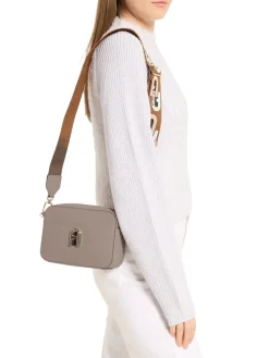 GARDENIA Borsa camera case in pelle stampa keria