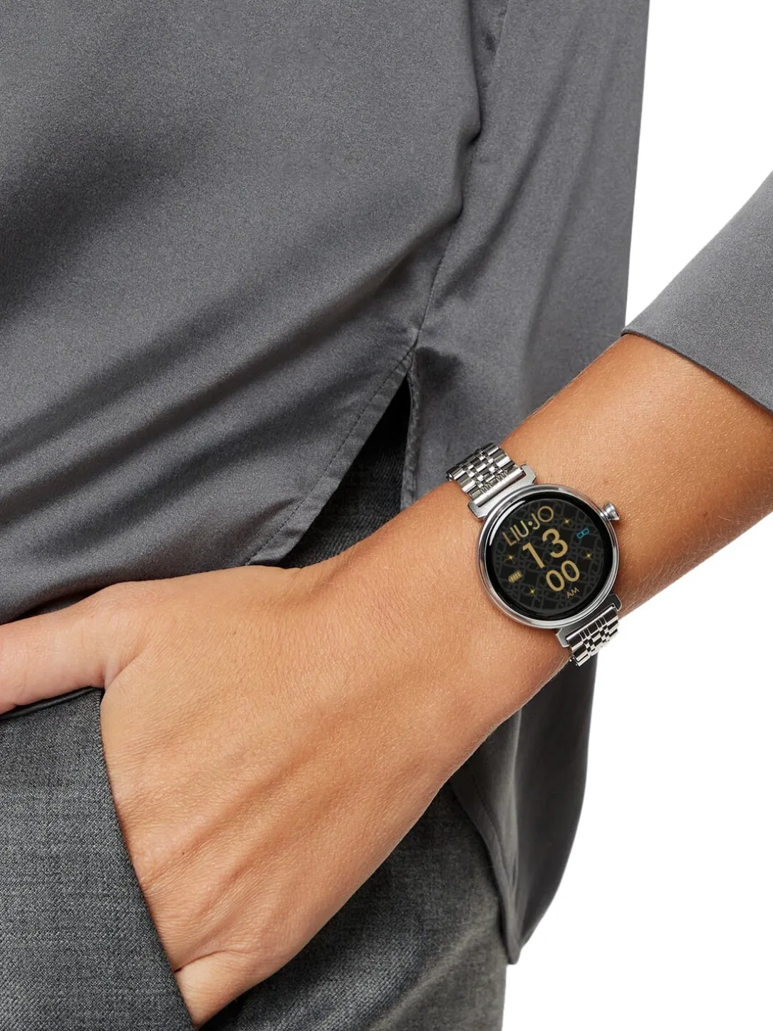 GLAM Orologio, smartwatch con cassa in laga di zinco e acciaio