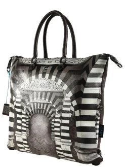 G3 PLUS LARGE MULTICOLOR Borsa piattina shopping trasformabile
