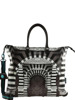 G3 PLUS LARGE MULTICOLOR Borsa piattina shopping trasformabile