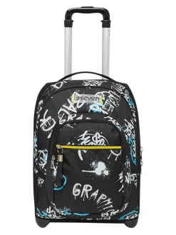 GRAFFITI BOY Zaino trolley 2 ruote, fisso