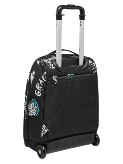 GRAFFITI BOY Zaino trolley 2 ruote, fisso