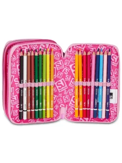 HEART BUDDY GIRL Astuccio con Kit Scolastico