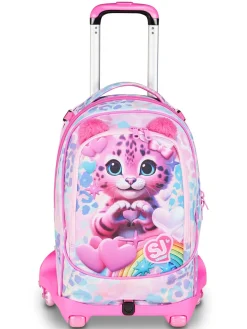 HEART BUDDY GIRL Zaino con carrello, sganciabile