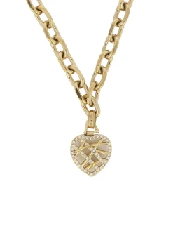HEART CAGE Collana catena con cuore