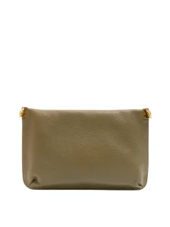HYLE Borsa piatta piccola in pelle a tracolla