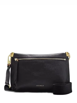 HYLE Borsa piatta piccola in pelle a tracolla